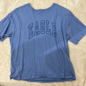 Light Blue Mid Length Top - American Eagle, Size Medium